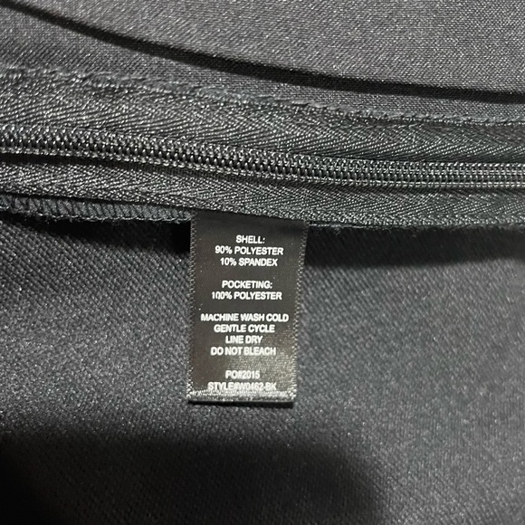 Betabrand Side Zip Straight Leg Trouser Pants Black Size Large Style W0462 - Picture 5 of 6